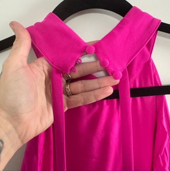 NWT KRISTEN DRAPED HALTER NECK DRESS – GABRIELLE UNION X FTF - Picture 9 of 10